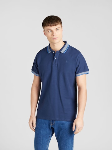 BLEND Poloshirt in Blau: predná strana