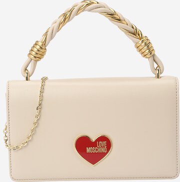 Love Moschino Handbag in Beige: front