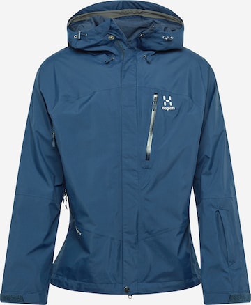 Haglöfs Outdoor jacket 'Astral' in Blue: front