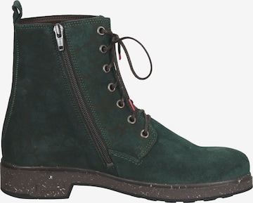 THINK! Lace-Up Ankle Boots in Green