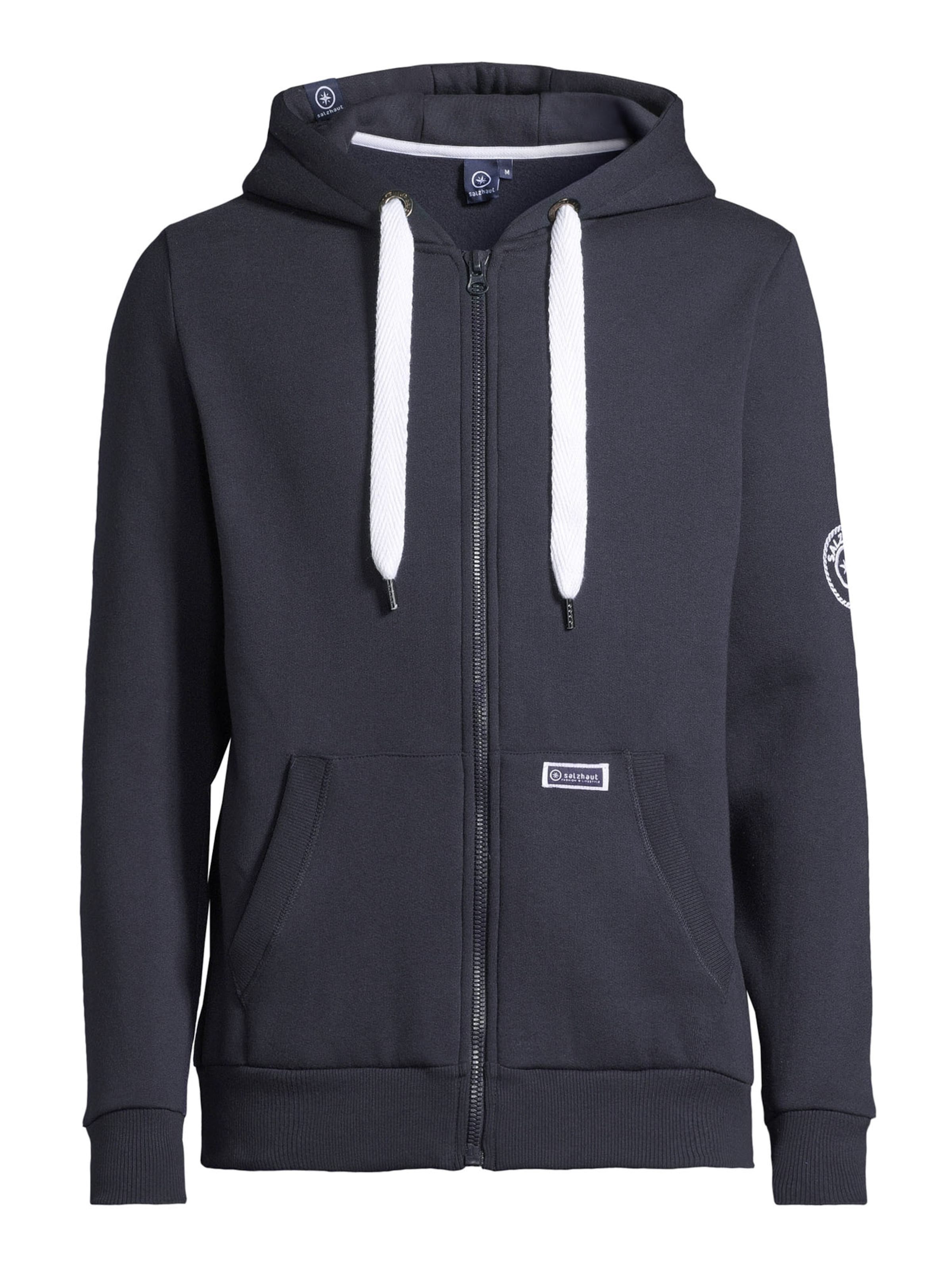 Veste de survêtement 'Makker' salzhaut en bleu : devant