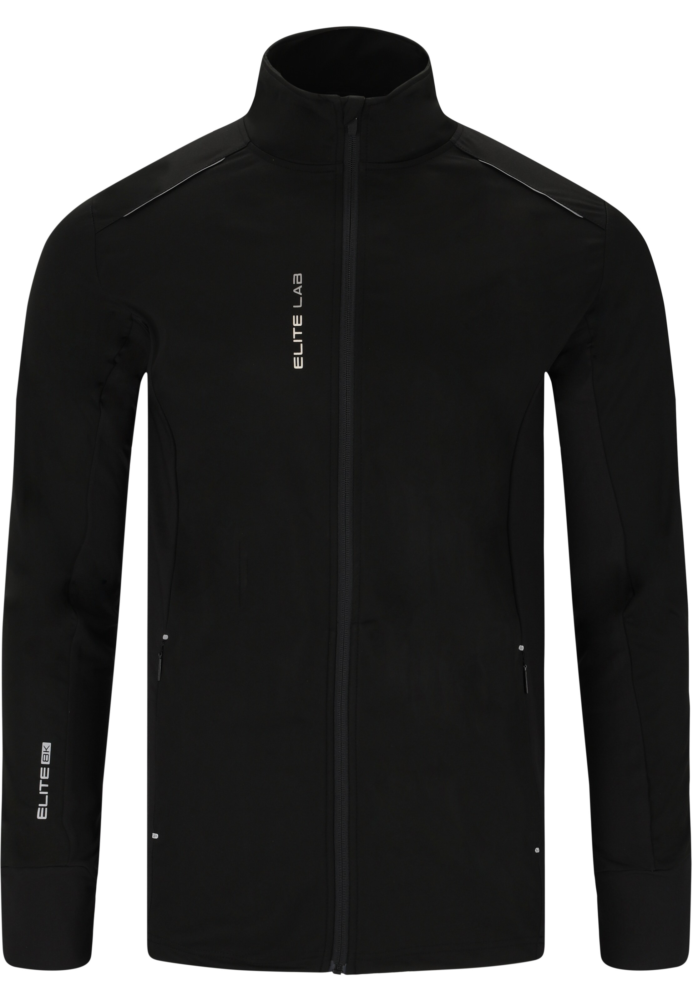 ELITE LAB Laufjacke 'Heat X1' in Schwarz: Vorderseite