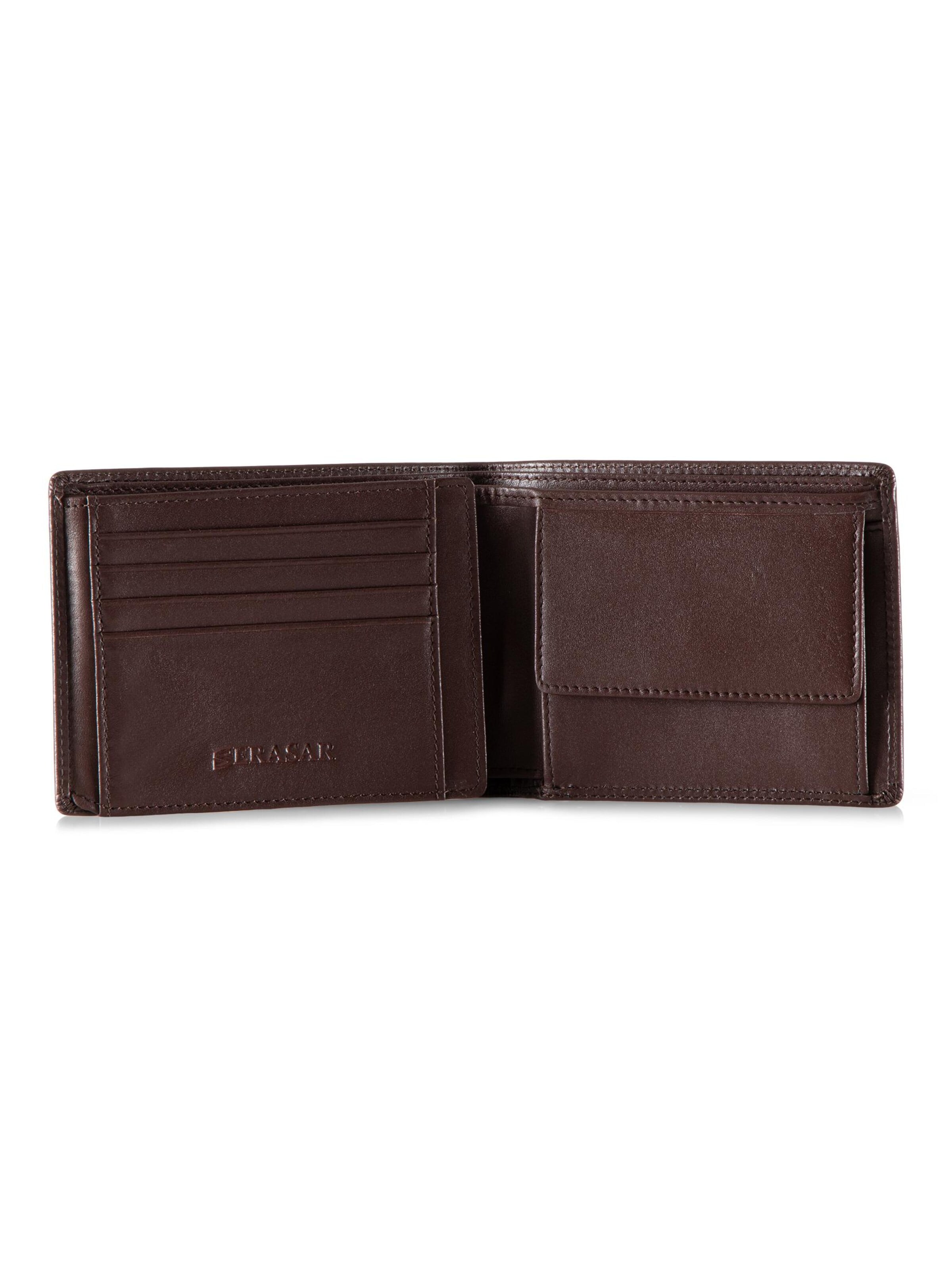 SERASAR Wallet 'Space' in Brown
