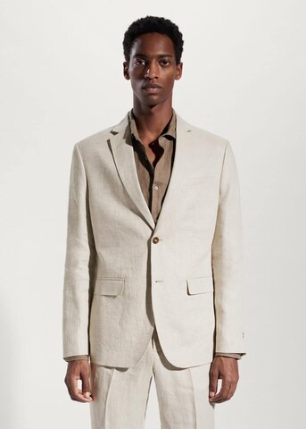 MANGO MAN Regular fit Colbert 'Florida' in Beige: voorkant