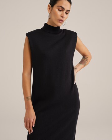 WE Fashion Knit dress 'STUDIO' in Black