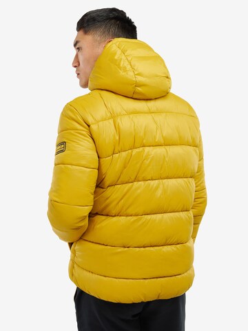 Barbour International Winter Jacket in Yellow
