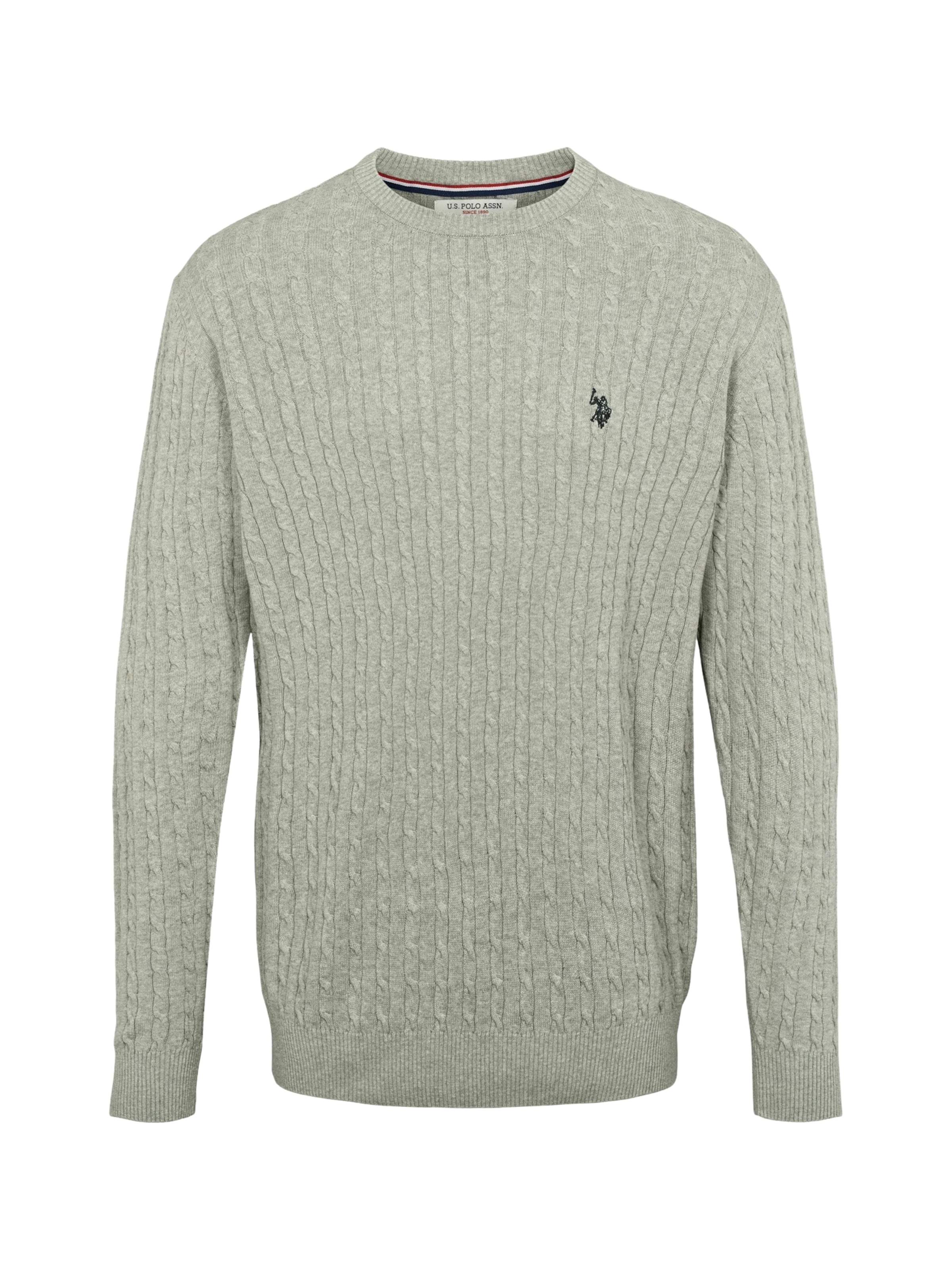 U.S. POLO ASSN. Pullover 'Mads' in Grau: Vorderseite