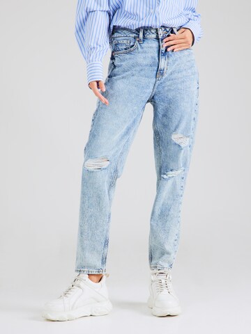 QS Regular Jeans in Blauw: voorkant