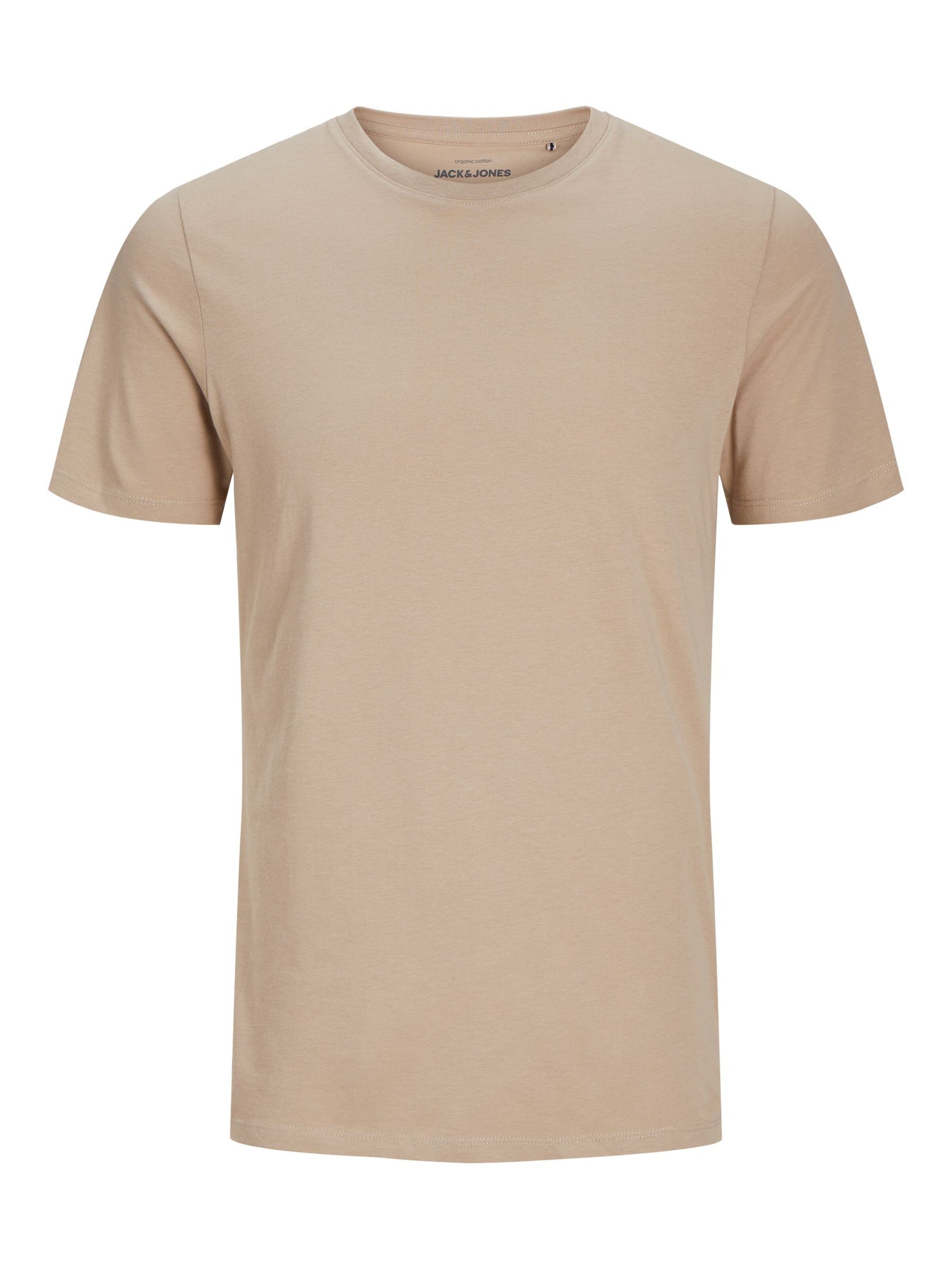 JACK & JONES Shirt in Beige: voorkant