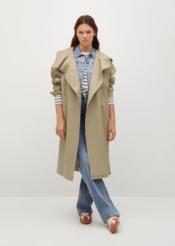 MANGO Between-Seasons Coat 'Congo' in Beige