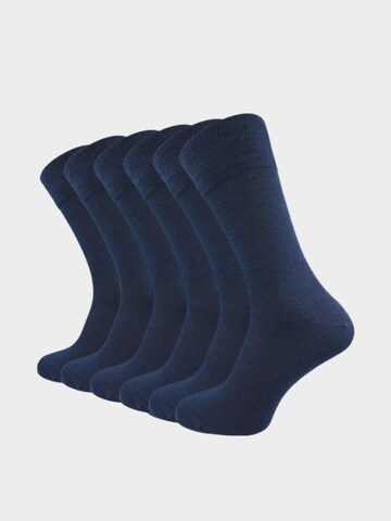 NERS Socks 'Merivo' in Blue: front
