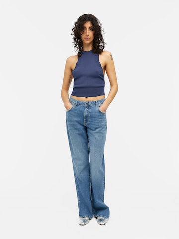 OBJECT Wide leg Jeans i blå