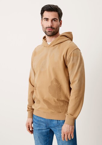 s.Oliver Sweatshirt in Bruin: voorkant