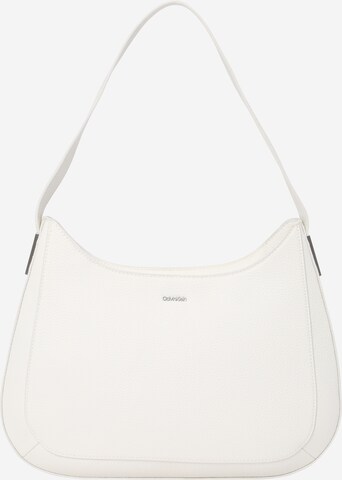 Calvin Klein - Bolso de hombro en blanco: frente