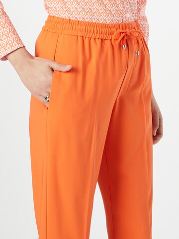 InWear Tapered Trousers with creases 'Adian' in Orange