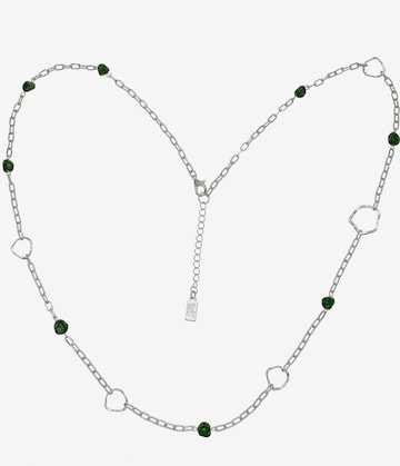 Leslii Necklace in Silver: front