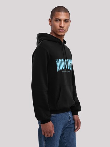 Sweat-shirt 'Knut & Jan Hamburg Noorden Collegiate Türkis' F4NT4STIC en noir
