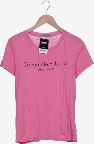 Calvin Klein Jeans T-Shirt L in Pink: predná strana