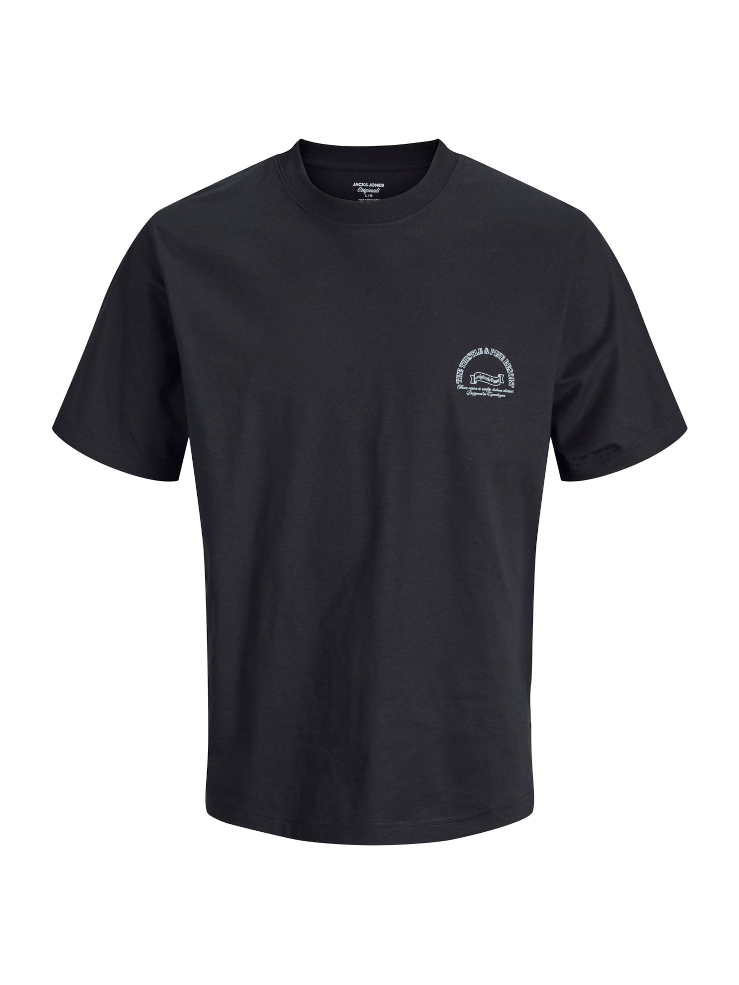 JACK & JONES Paita 'JORMONTAUK' värissä musta: etupuoli