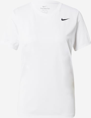 Tricou funcțional de la NIKE pe alb: față