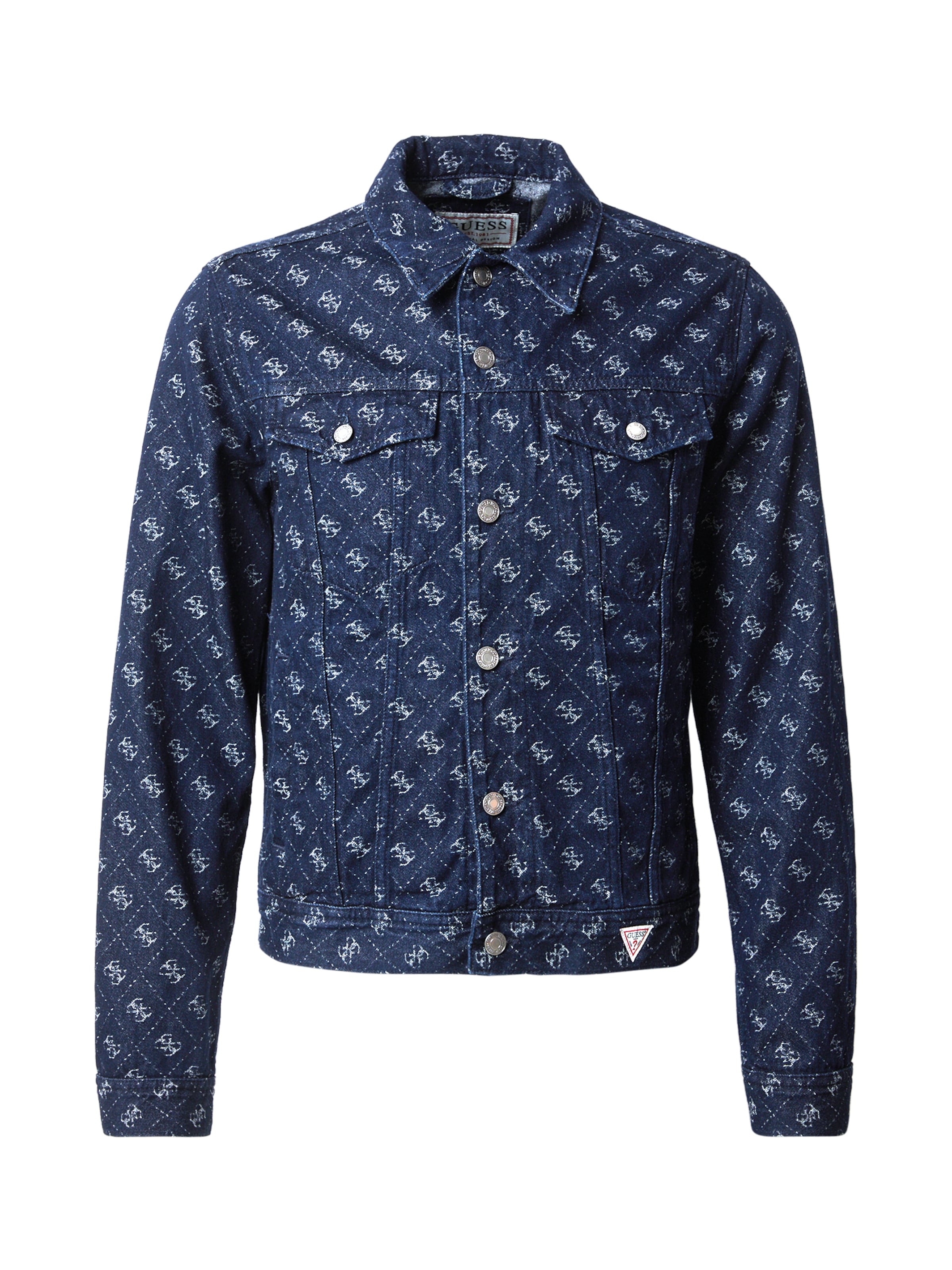 GUESS Between-Season Jacket in Blue: front