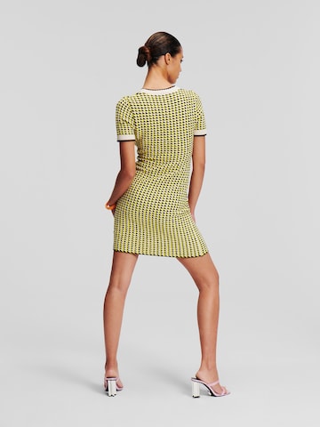 Karl Lagerfeld Knit dress in Yellow