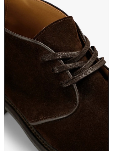 Bottines à lacets Scalpers en marron