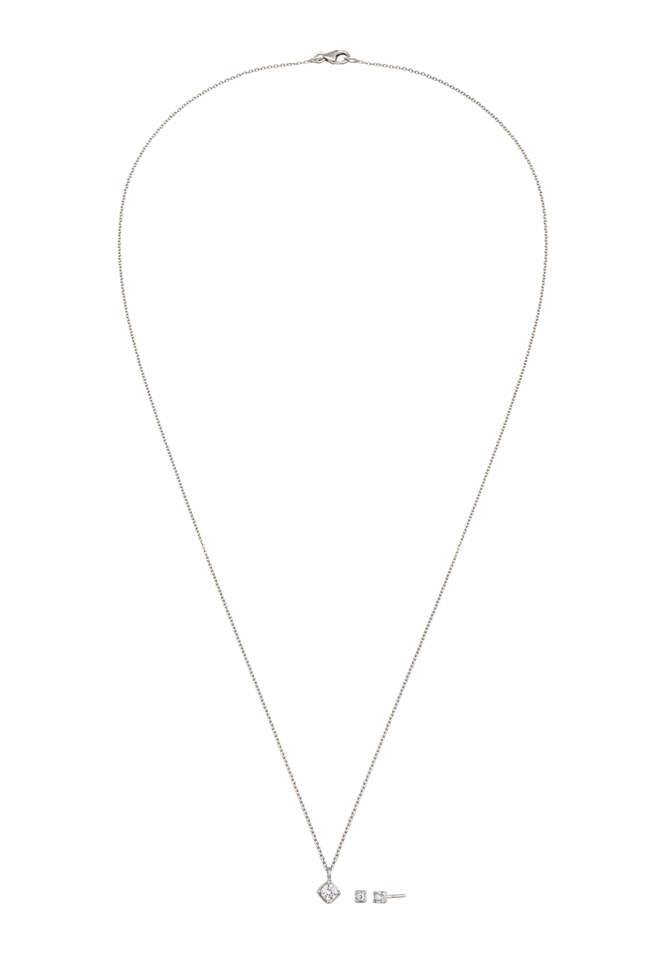 ELLI Jewelry Set in Silver: front