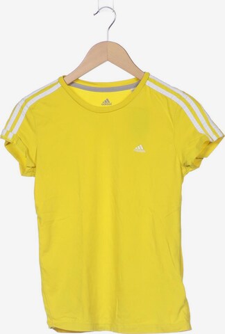 ADIDAS PERFORMANCE T-Shirt S in Gelb: predná strana