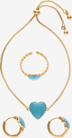 MYMO - Conjunto de joyería en oro: frente