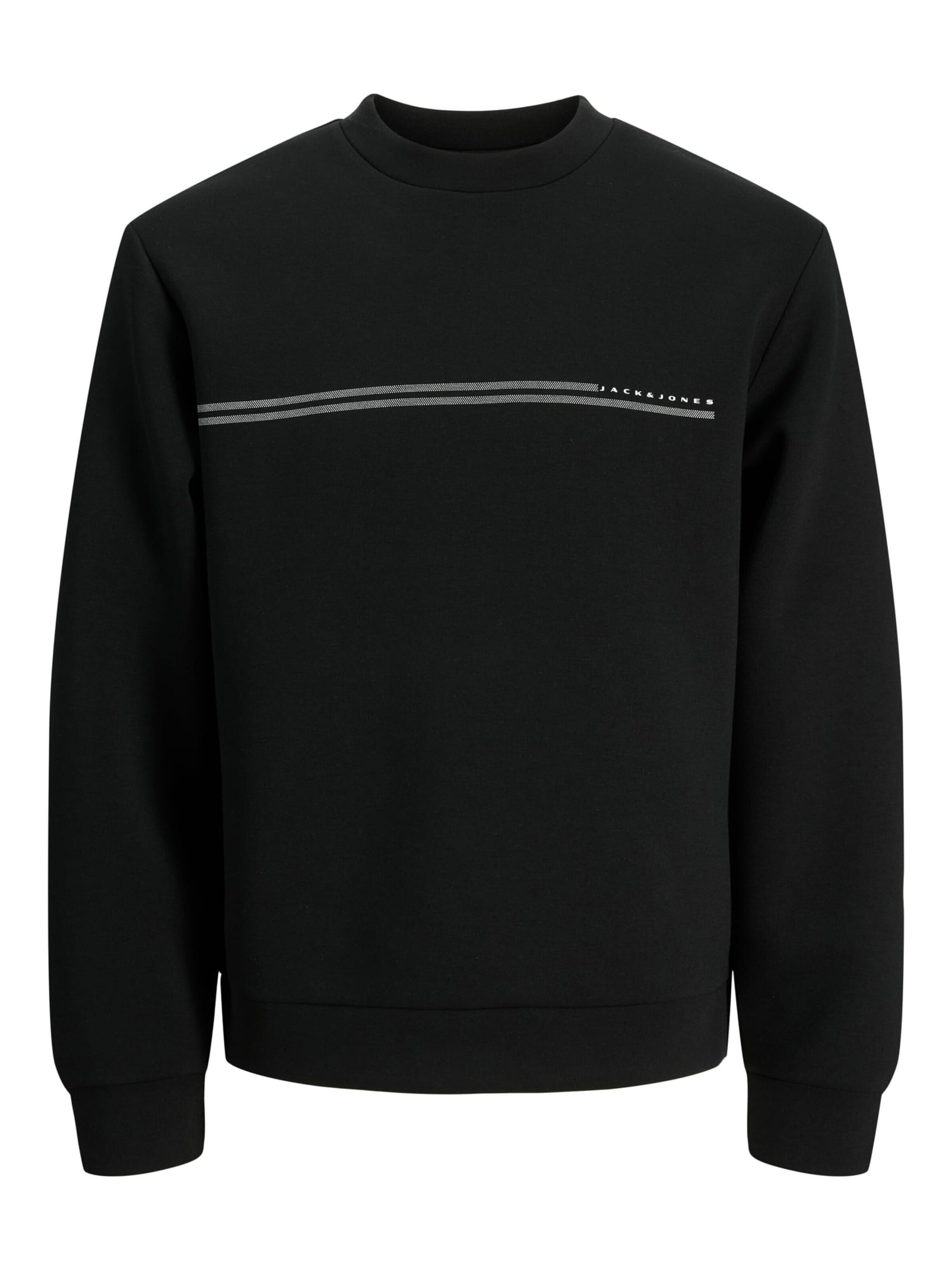 JACK & JONES Sweatshirt 'Fusion' in Schwarz: Vorderseite