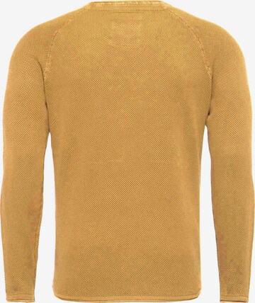 Regular fit Pullover 'Thomas' di Key Largo in giallo