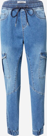 ONLY Jeans cargo 'KELDA' en bleu denim, Vue avec produit