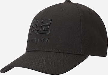 P.E Nation Sportcap 'Stronger' in Schwarz: predná strana