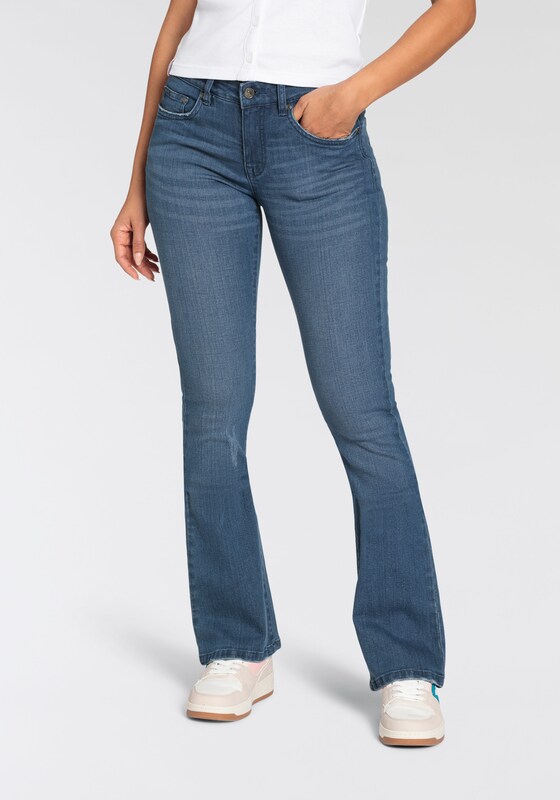 KangaROOS Flared Jeans in Blue