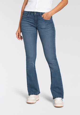 KangaROOS Flared Jeans in Blue: front