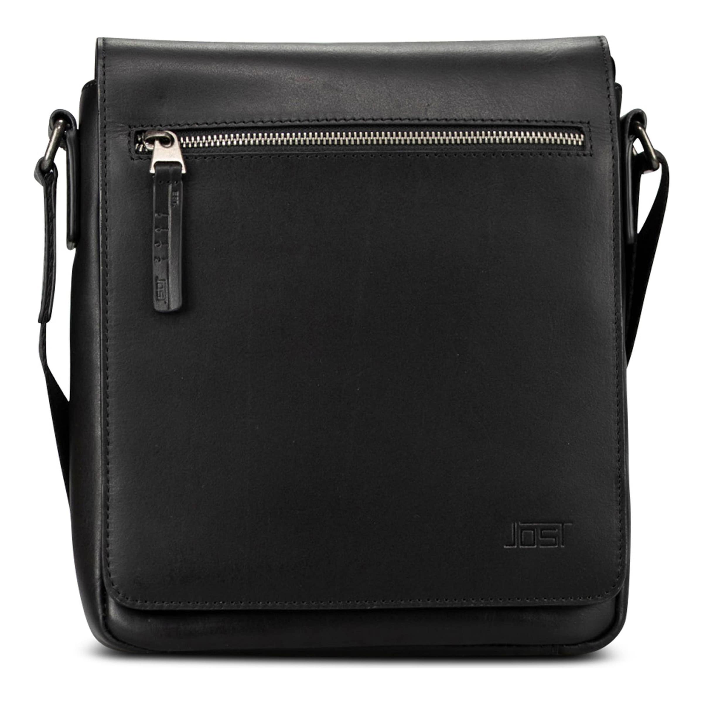 JOST Umhängetasche 'Lund' in Schwarz: Vorderseite