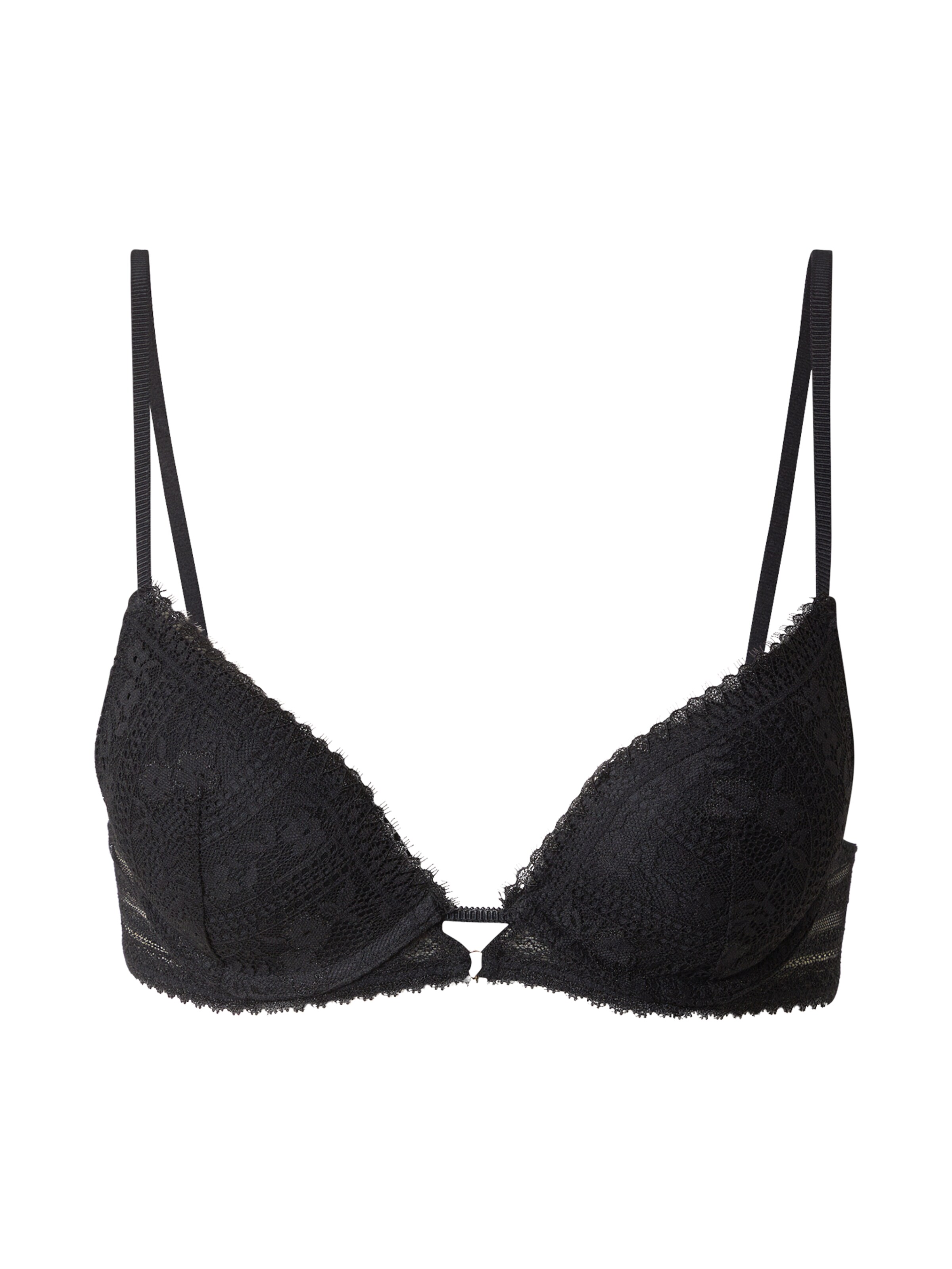 ETAM Push-up BH 'AURA' i sort: forside