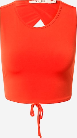 NA-KD Top 'Jen' in Red: front