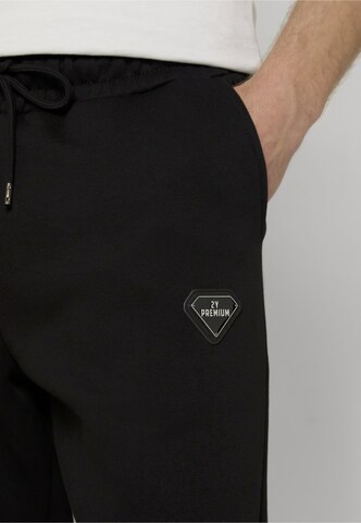 Slimfit Pantaloni 'Nox' di 2Y Premium in nero