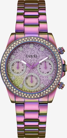 GUESS Analog watch 'Sol' in Purple: front