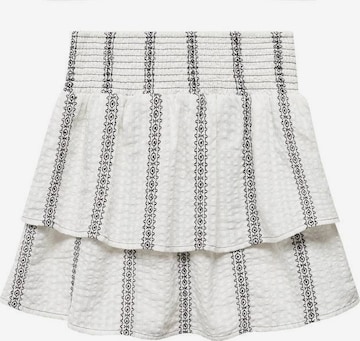 MANGO TEEN Skirt in White: front
