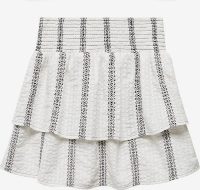 MANGO TEEN Skirt in Black / mottled white, Item view