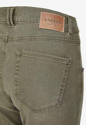 Angels Skinny Slim Fit Jeans Jeans Skinny Button mit Coloured Denim in Grün