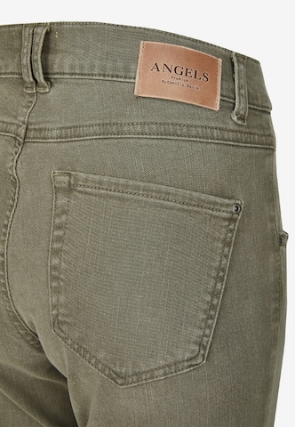 Angels Skinny Slim Fit Jeans Jeans Skinny Button mit Coloured Denim in Grün