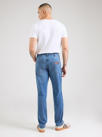 Regular Jeans 'RIVER' de la WRANGLER pe albastru: spate
