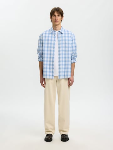 SELECTED Regular Fit Skjorte i blå