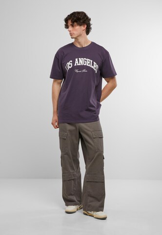 MT Upscale T-Shirt ' L.A. College' in Lila