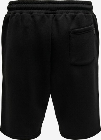 Only & Sons Loose fit Pants 'Ceres' in Black