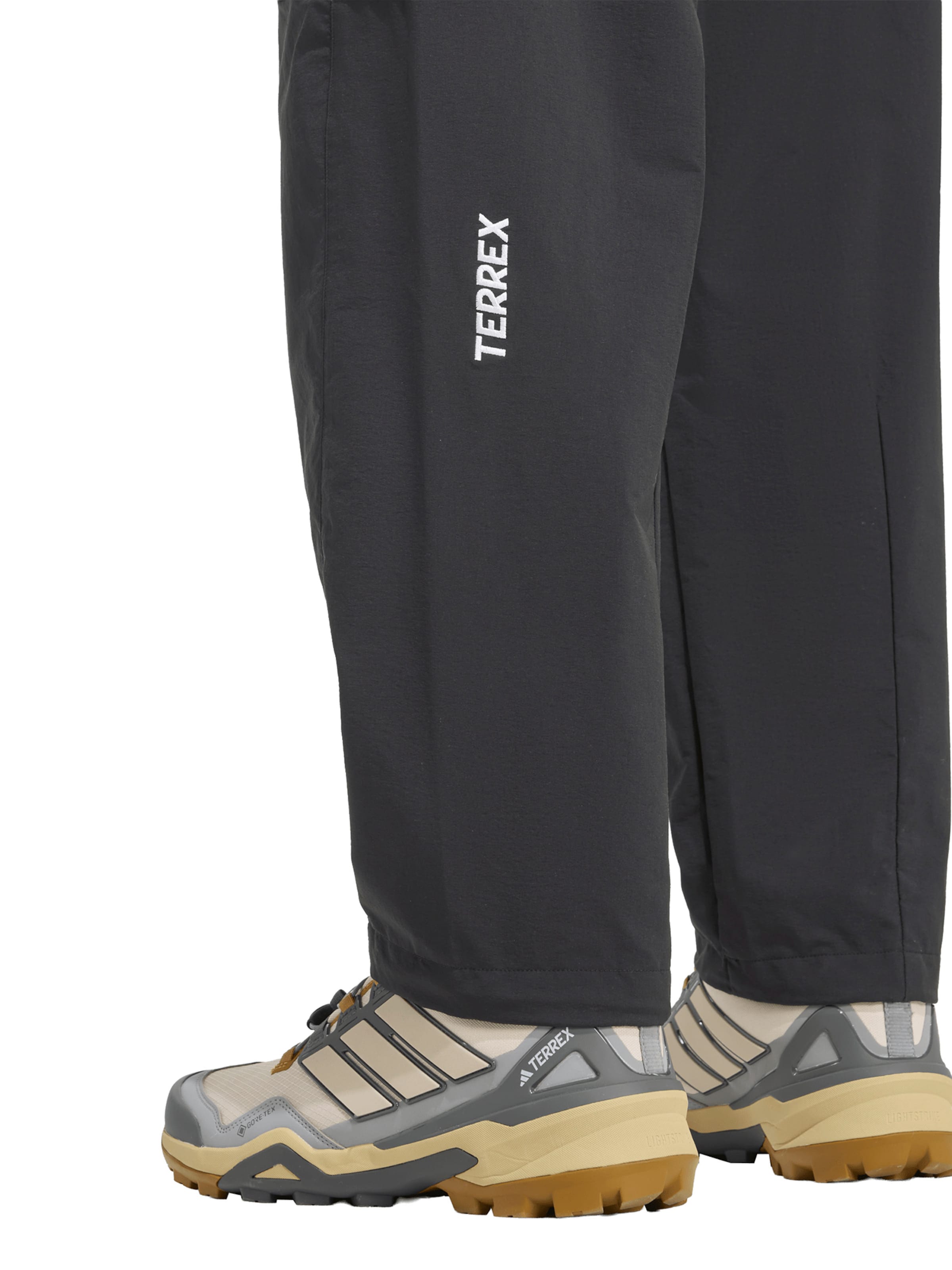 Effilé Pantalon outdoor 'Xploric' ADIDAS TERREX en noir